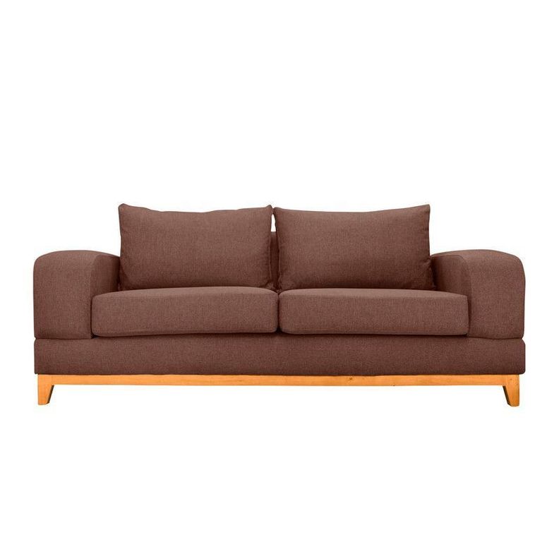 Sofa Basalto Felpa Cafe 3 Cuerpos