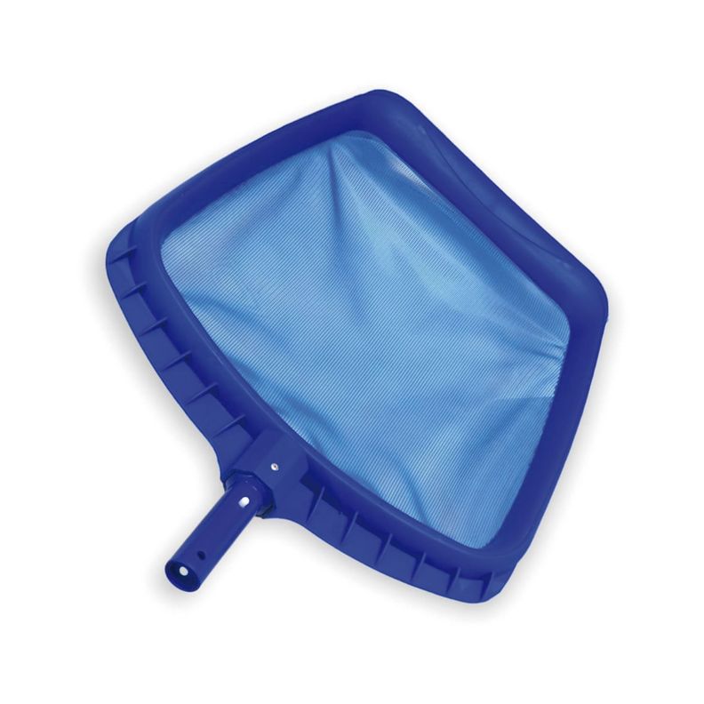 Malla Plana Grande Para Limpiar Piscina Con Mango Plástico-2