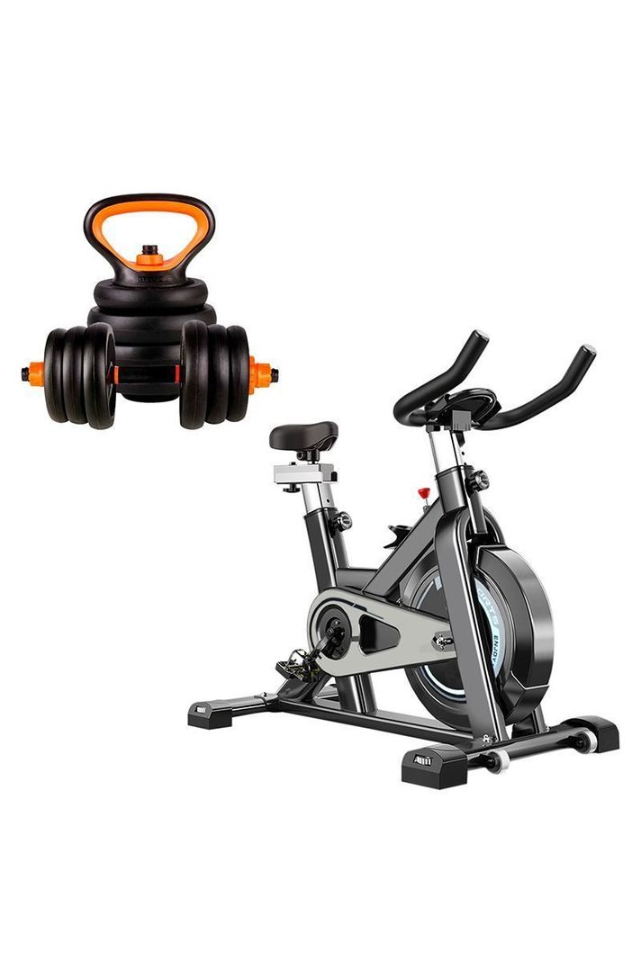 Pack Spinning Home Pro Fitness + Set Pesas 40 Kg Kettlebel