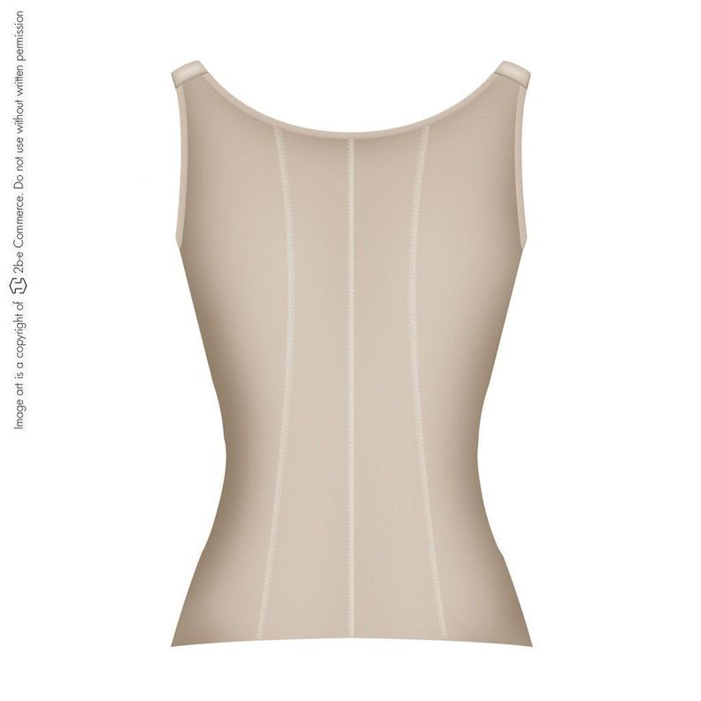 Chaleco Moldeador Y Reductor Fajas Salome 314 Beige-3