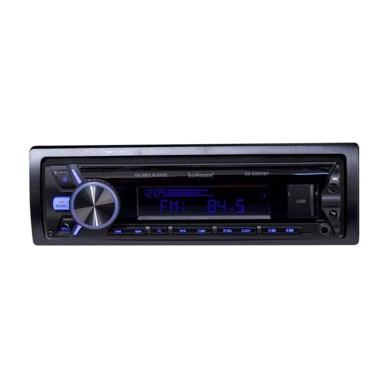 Radio De Automovil Bluetooth USB SD DS-2800BT Bowmann-0