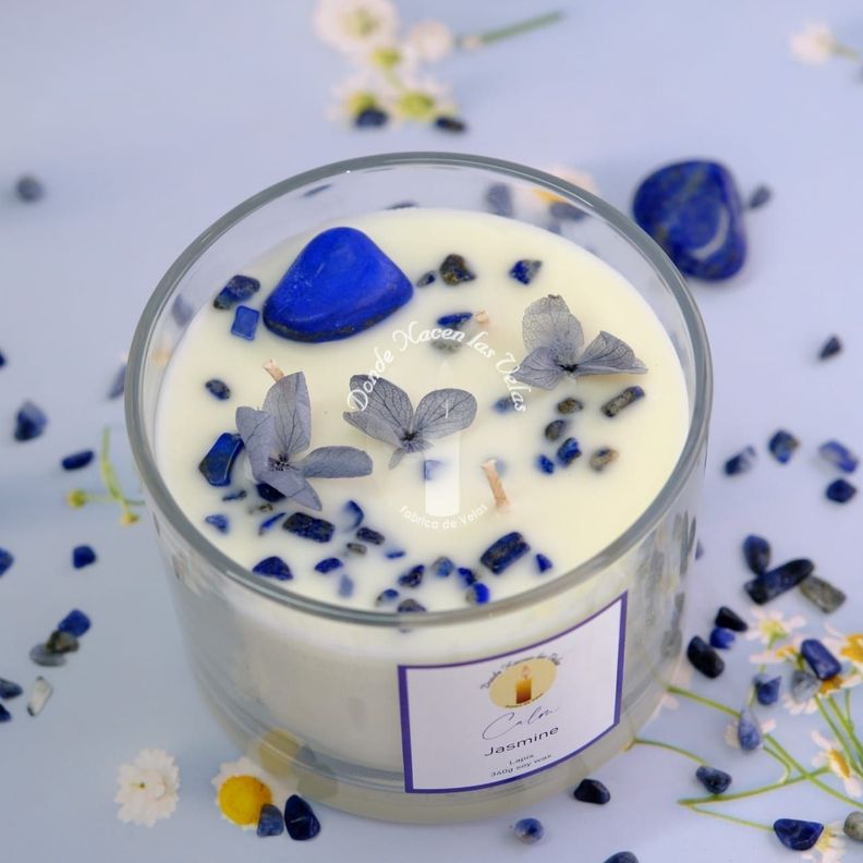Velas Aromáticas Lapislazuli, Jazmin 340 Grs-3