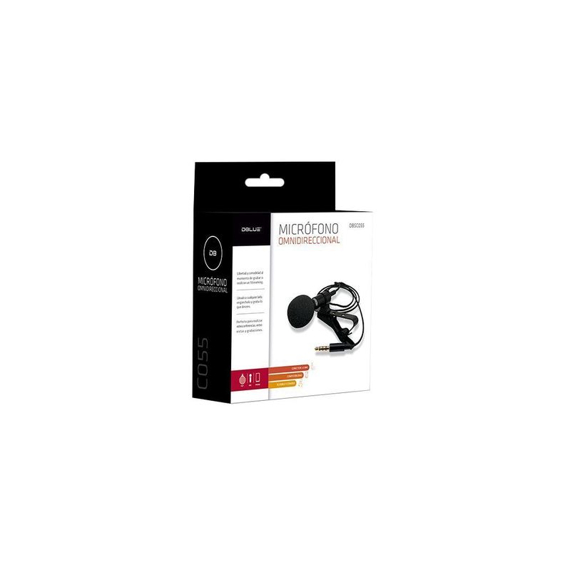 Microfono Omnidireccional De Sopala conector TRS de 3.5 Dblue-2