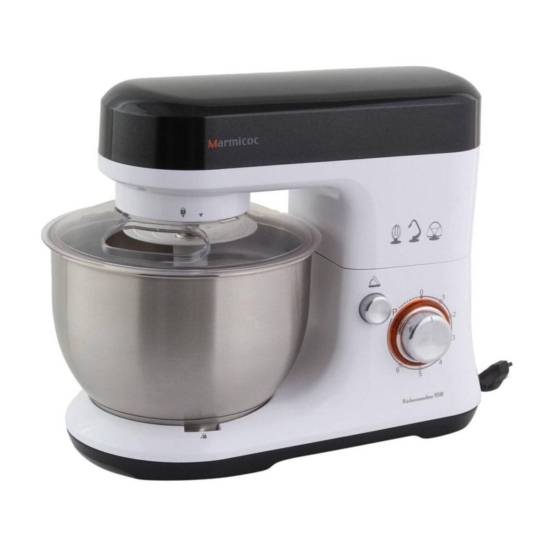 Batidora De Pedestal Electrica 800W 4L 6Vel Blanco-0