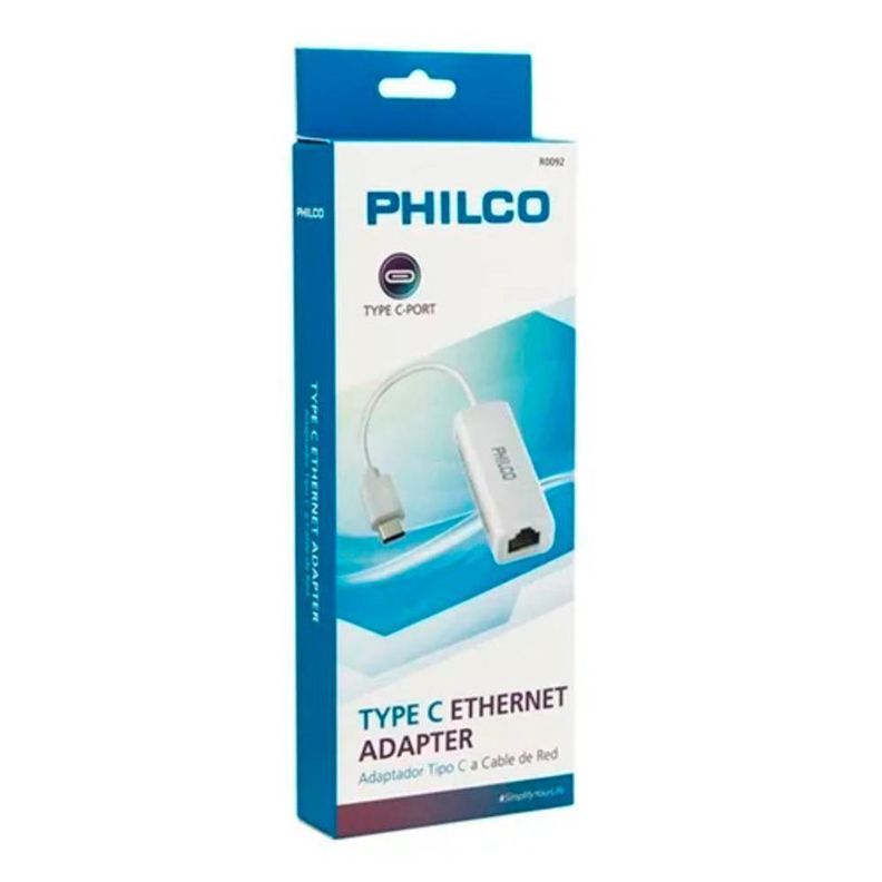 Adaptador Philco Tipo C A Cable De Red Rj45-1