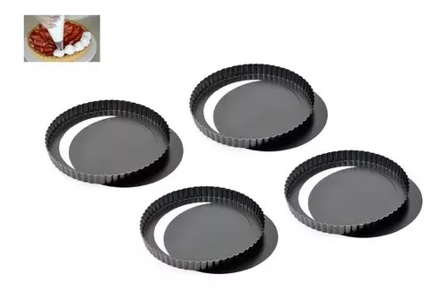 Pack X4 Molde Desmontable Moldes Desmontables Moldes 28cm -1