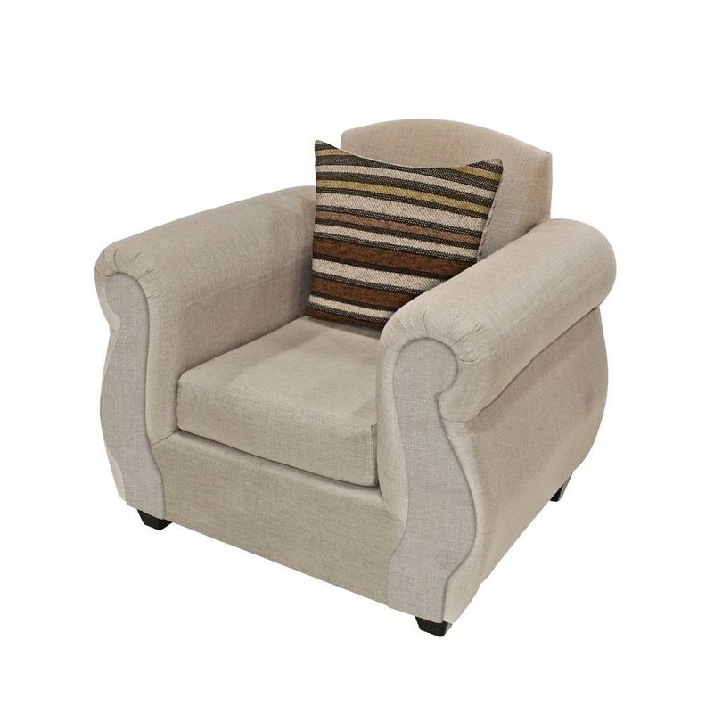 Living Merida 2-1-1 Tela Beige-4
