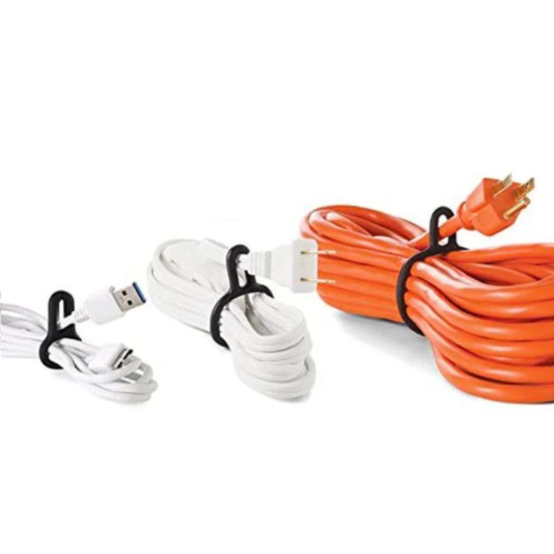 Set de 12 Amarras para Cables Negro Binditz-0