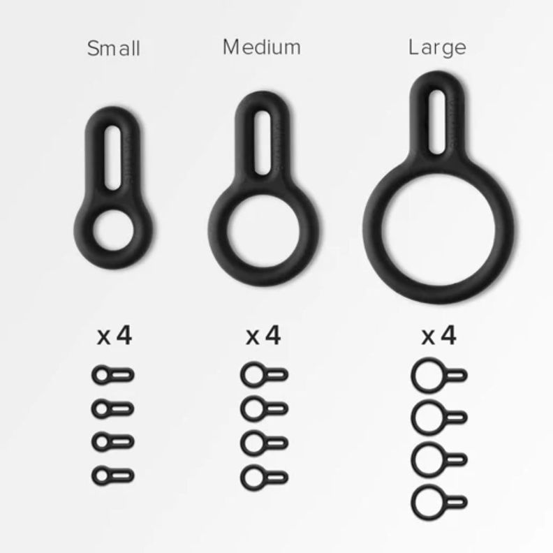 Set de 12 Amarras para Cables Negro Binditz-1