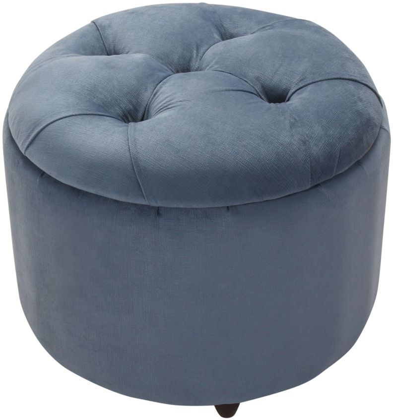 Pouf Baúl Zoe Gris Felpa 60x60x50 Cm Máxima Design-6