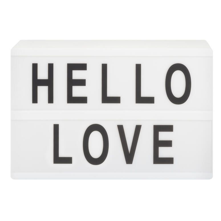 Led Light box con Letras Pvc - 2 .lineas Gr Unico 16x21 cm-0