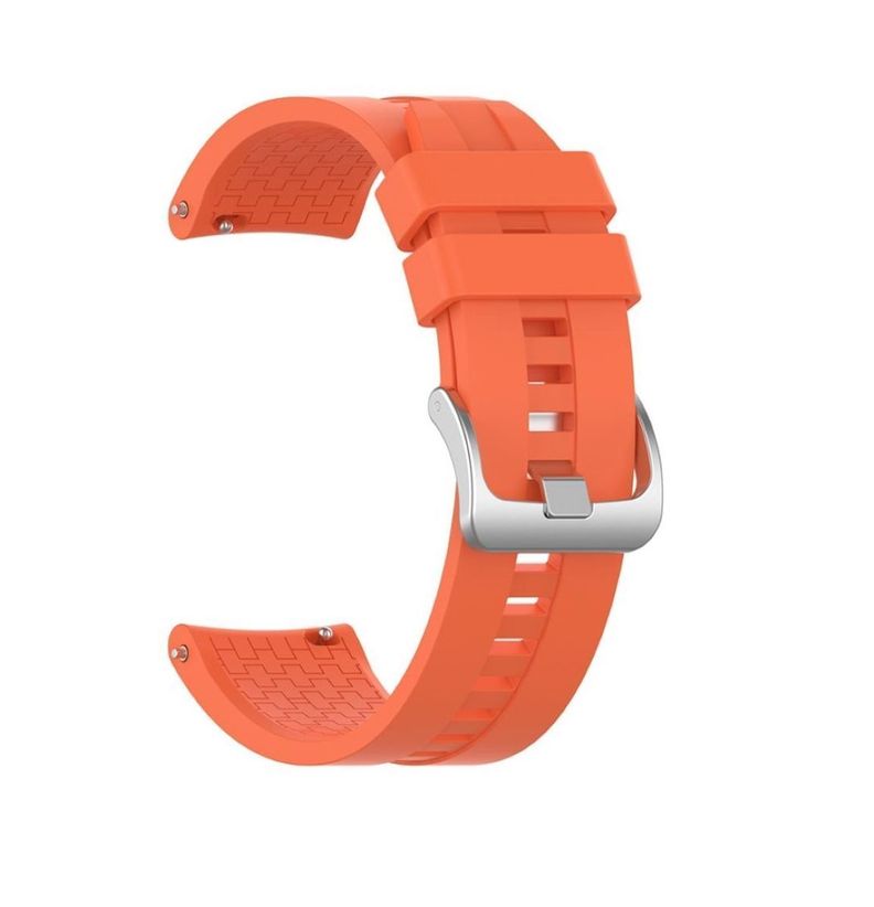 Correa Compatible Con Huawei Gt-gt2-gt3 46mm 22mm Naranja-0