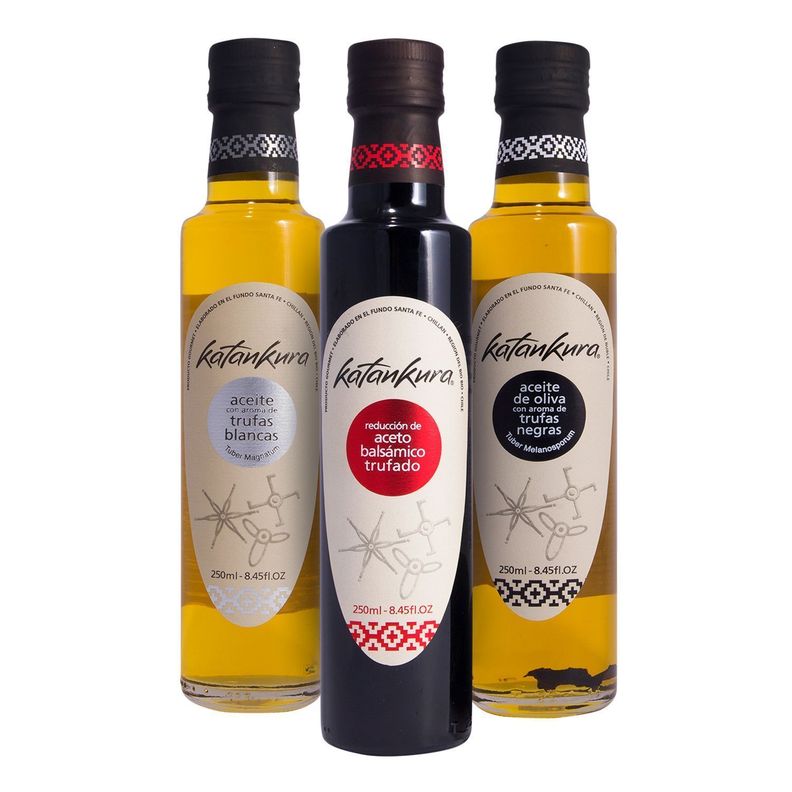 1 Aceite Trufa Negra + 1 Aceite Trufa Blanca + 1 Aceto Balsámico Trufado 250 ml-0