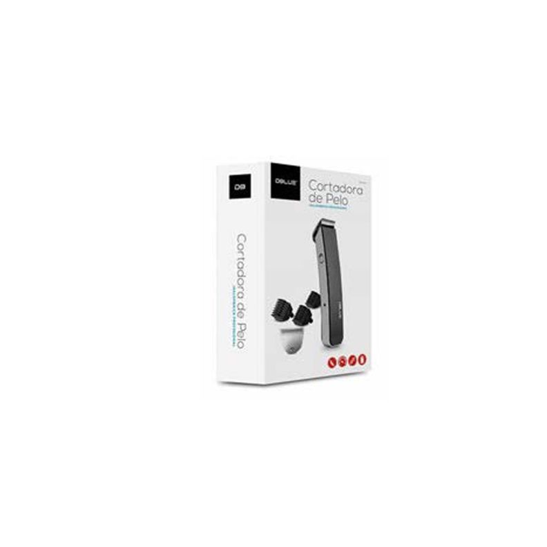 Maquina Para Cortar Cabello Y Barba 3 Peines Blanca Dblue-2