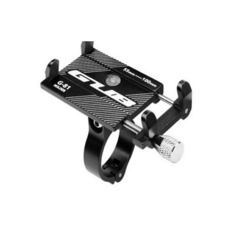 Scooter, Bicicleta Soporte para celular ajustable (Negro/Rojo)-0