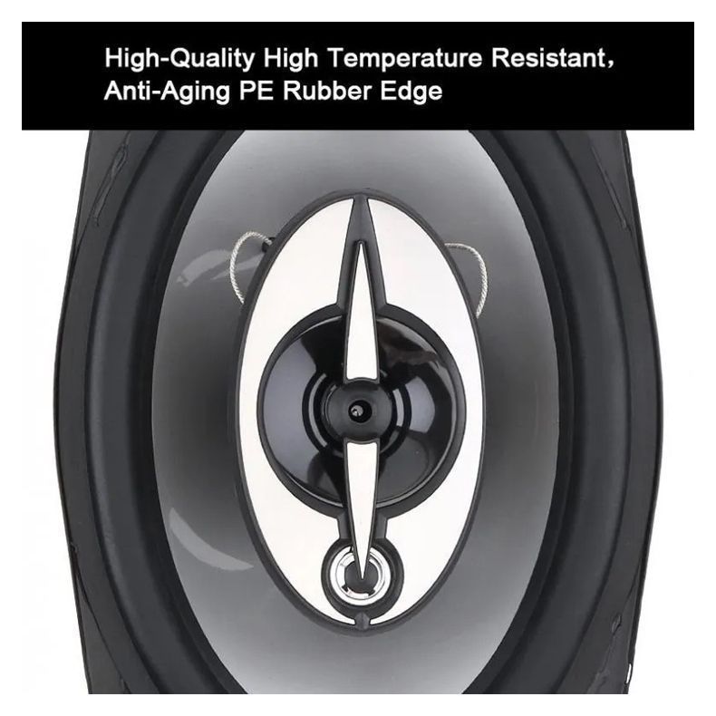 Kit 2 Parlantes Auto 6x9 Ovalados 1000w Coaxial 3 Vías Hifi-5
