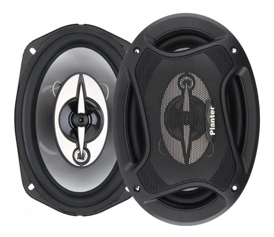 Kit 2 Parlantes Auto 6x9 Ovalados 1000w Coaxial 3 Vías Hifi-0