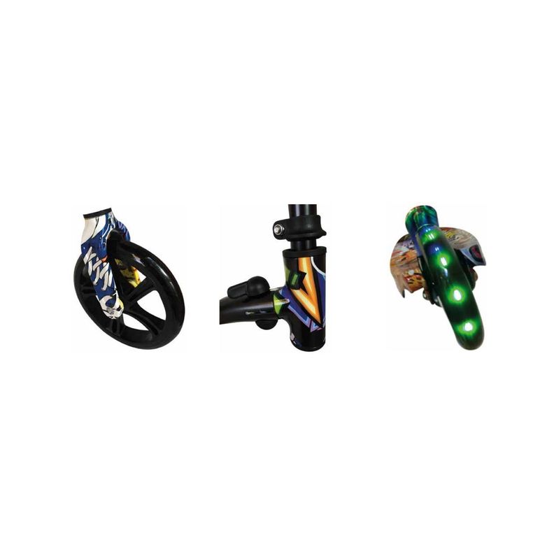 Scooter Ruedas Luminosa Diseño Aluminio - Puntostore-1