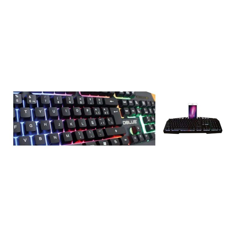 Teclado Gamer Pc Usb Retroiluminado Metálico Negro - Ps-1
