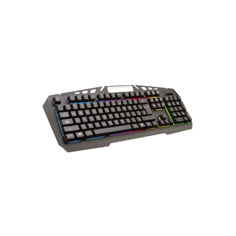 Teclado Gamer Pc Usb Retroiluminado Metálico Negro - Ps-0