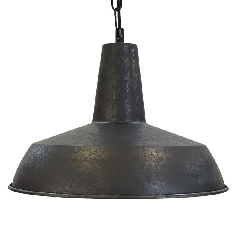 Lámpara Colgante E-27 Diseño Oxidado Con Cadena-1
