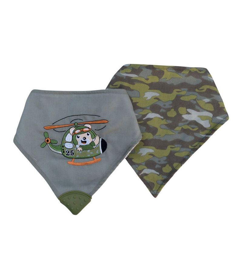 SET DE BABEROS TIPO BANDANA NIÑO-0