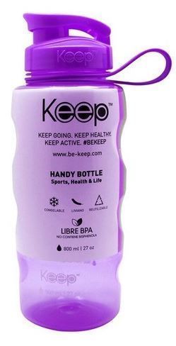 BOTELLA COLORES 800ML KEEP morado-0