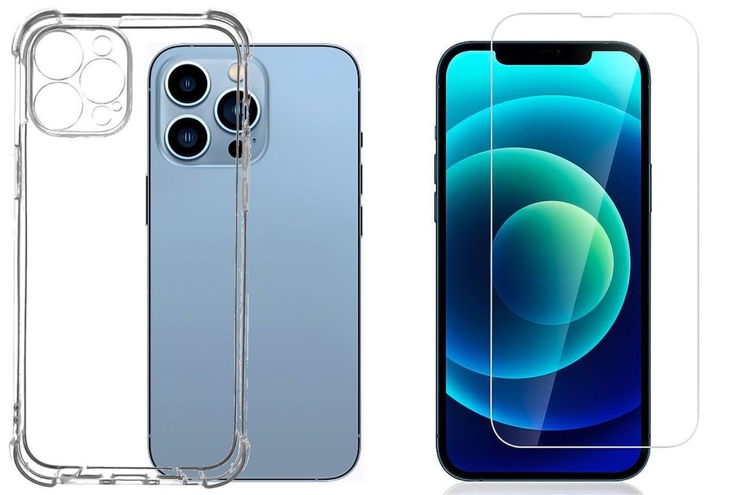 Carcasa Para iPhone 13 PRO y Mica Lamina Vidrio-0
