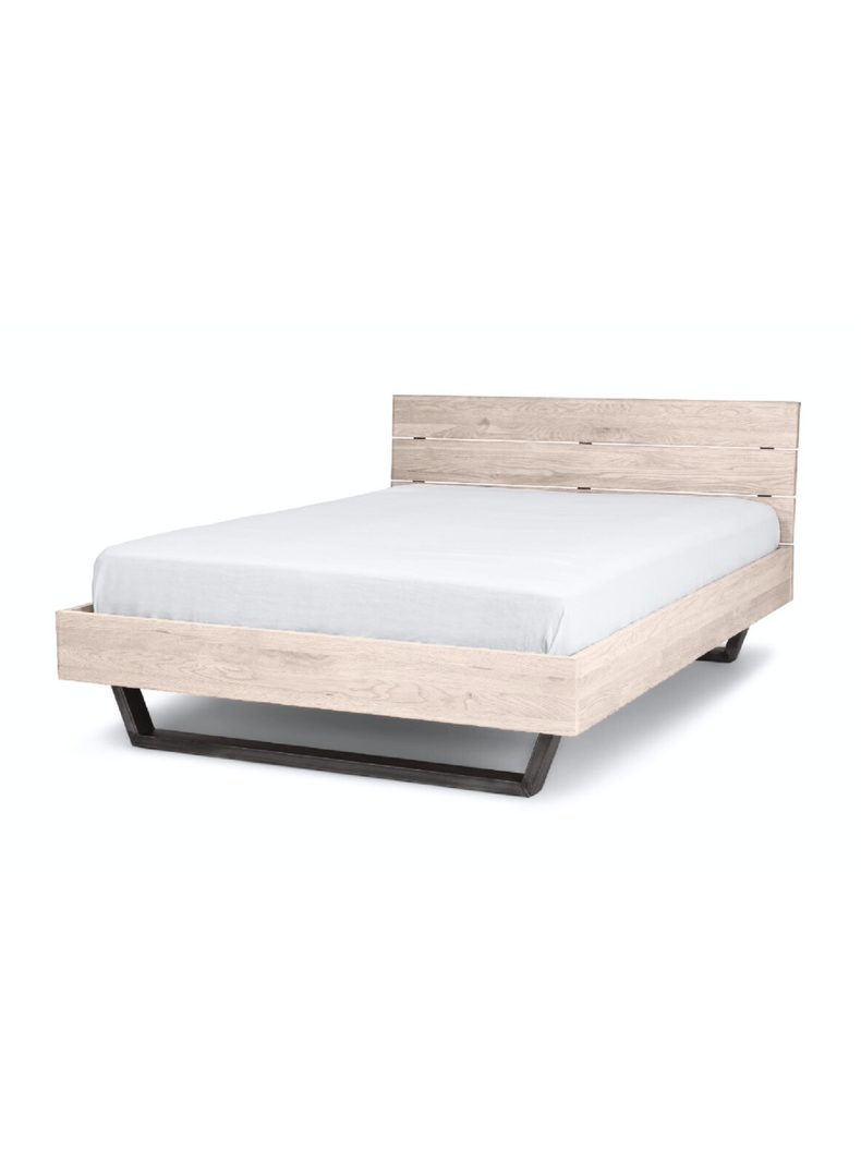 Cama RËFËL Color Albayalde Base Negro Super King-0