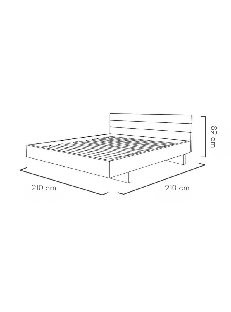 Cama OMI Color Albayalde Super King-1
