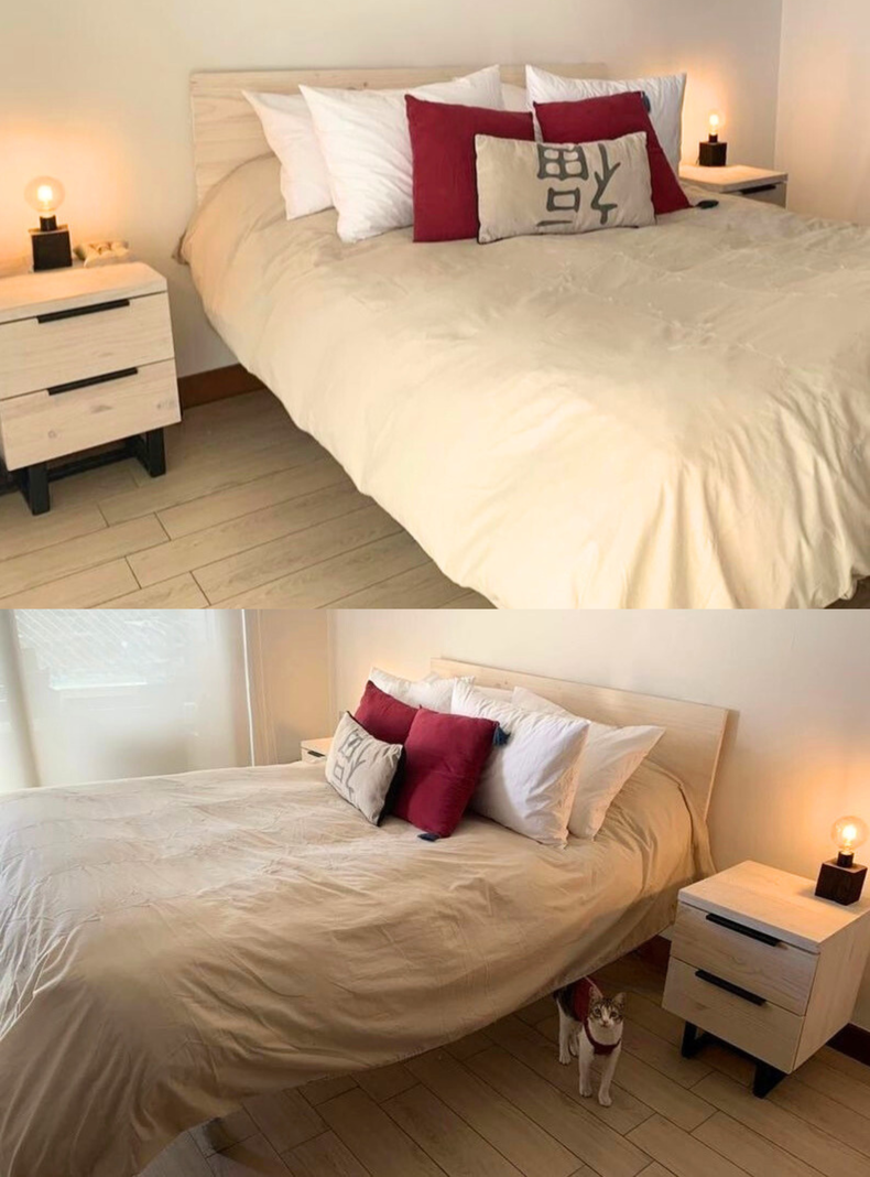 Cama OMI Color Albayalde Super King-2