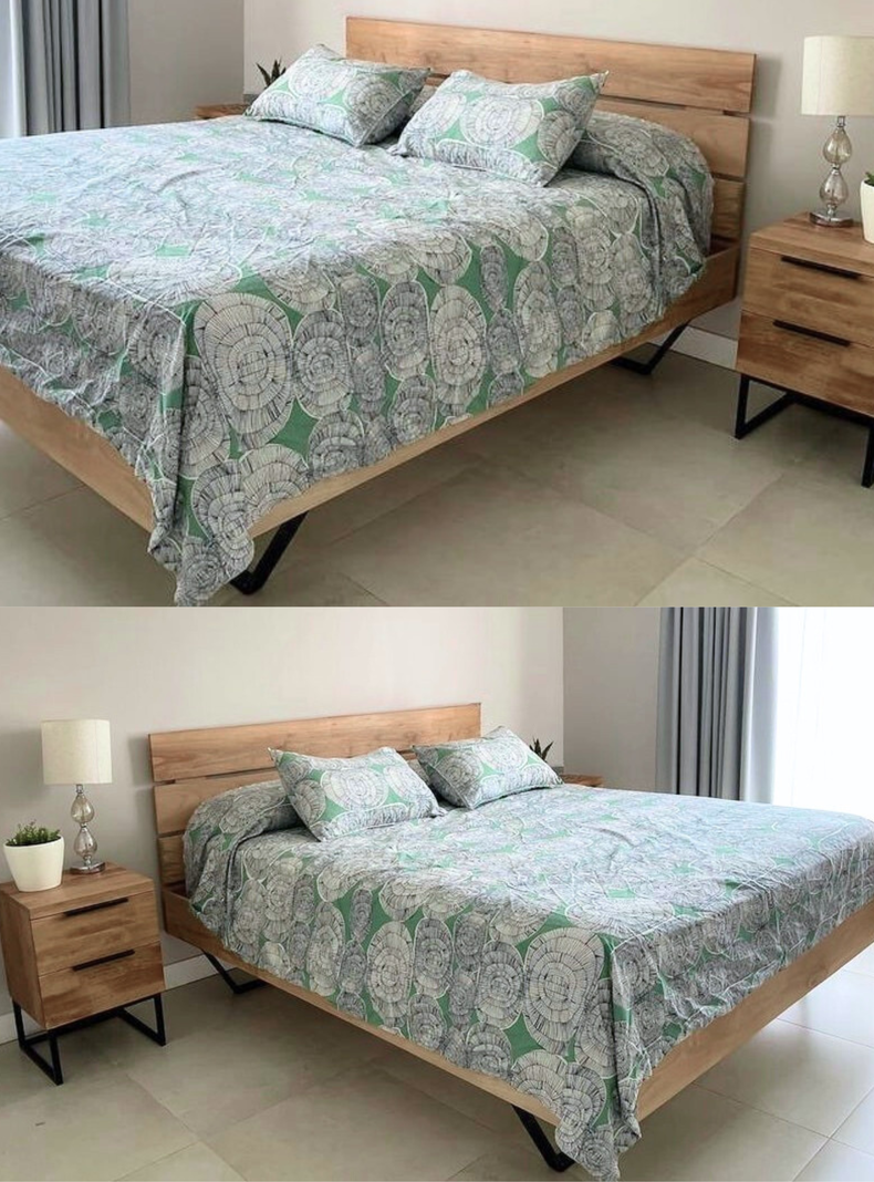 Cama RËFËL Color Castaño King-3