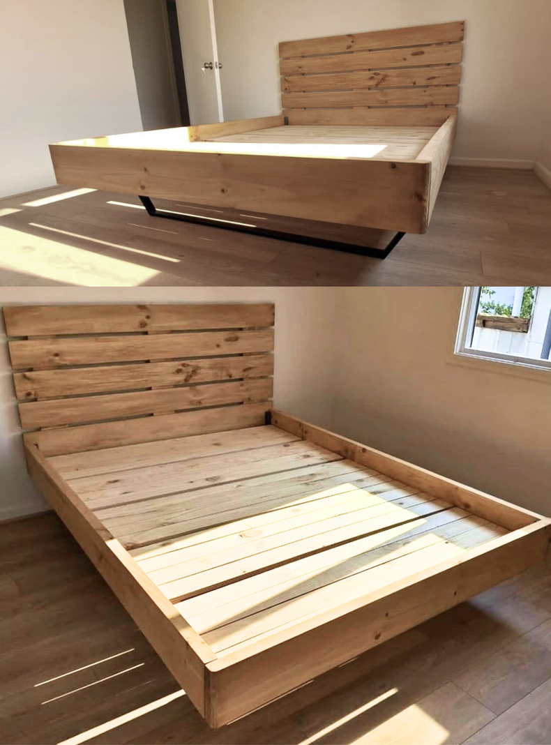Cama RËFËL Color Castaño King-7