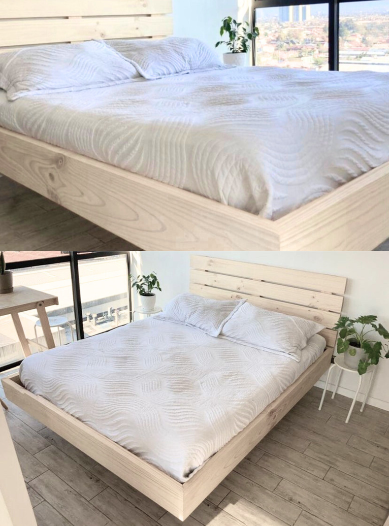 Cama RËFËL Color Albayalde Base Blanco King-5