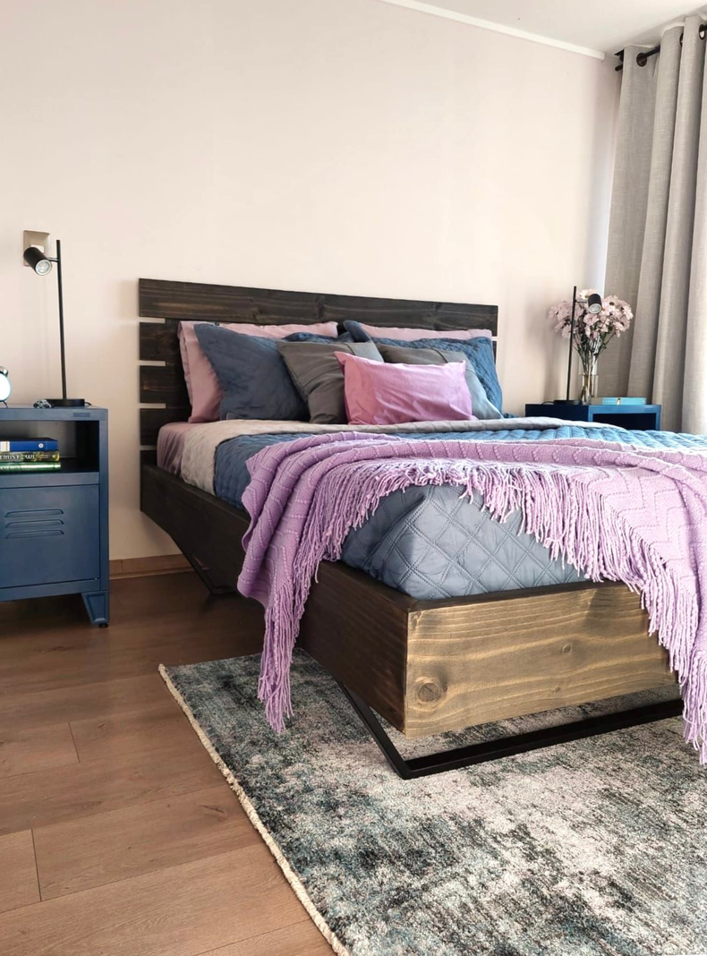 Cama RËFËL Color Carbonizado King-2