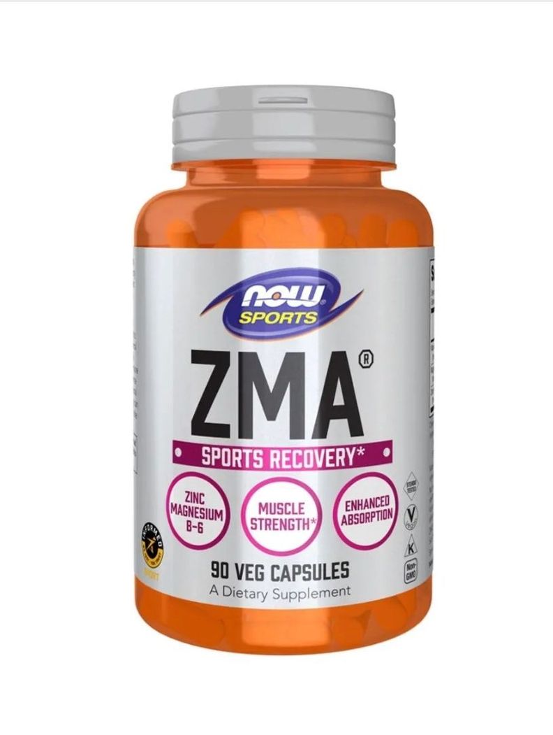 ZMA 800 Mg 90 Caps Now foods Naranjo