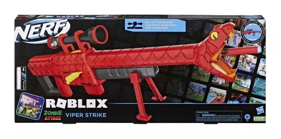 Lanzador Dardos Nerf Roblox Cobra Viper Strike-1
