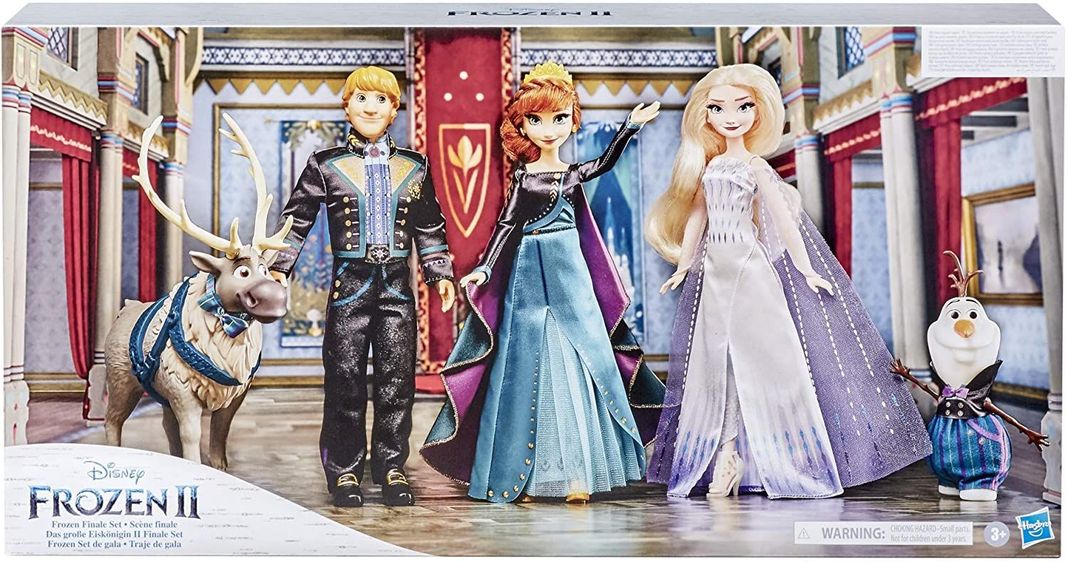 Frozen 2 Set De Gala Deluxe 5 Personajes Elsa Anna-1