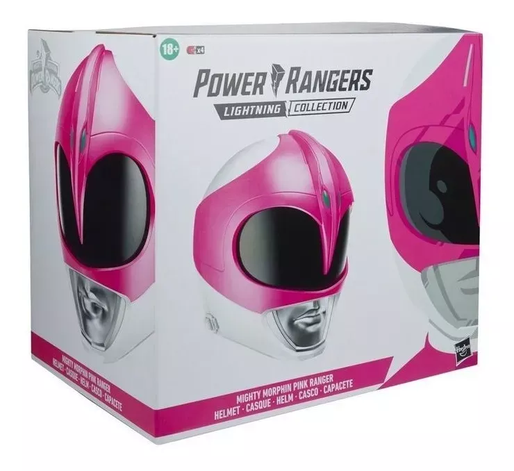 Casco Power Rangers Lightning Collection - Rosado-1