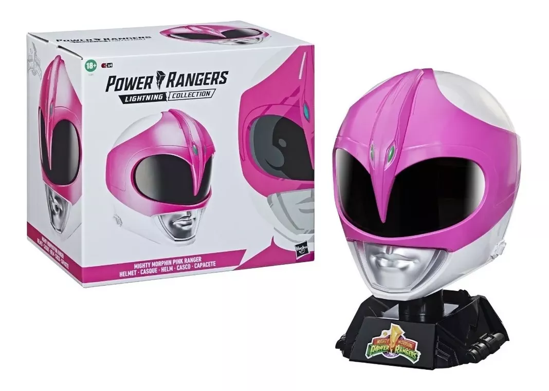Casco Power Rangers Lightning Collection - Rosado-0
