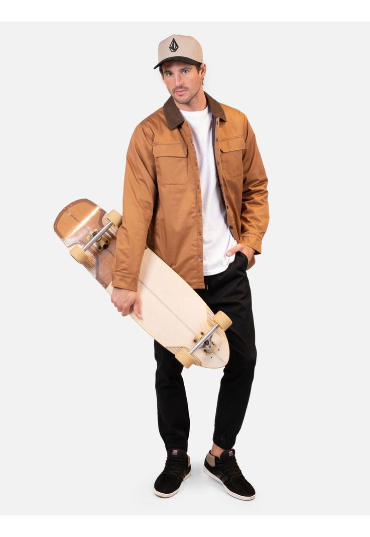 Chaqueta Field Beige Hombre Volcom-4