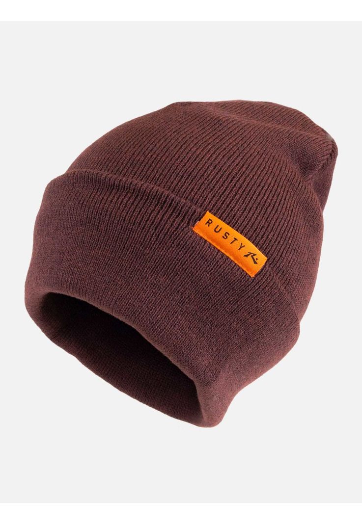 Gorro Solvo beanie Burdeo Hombre Rusty-0