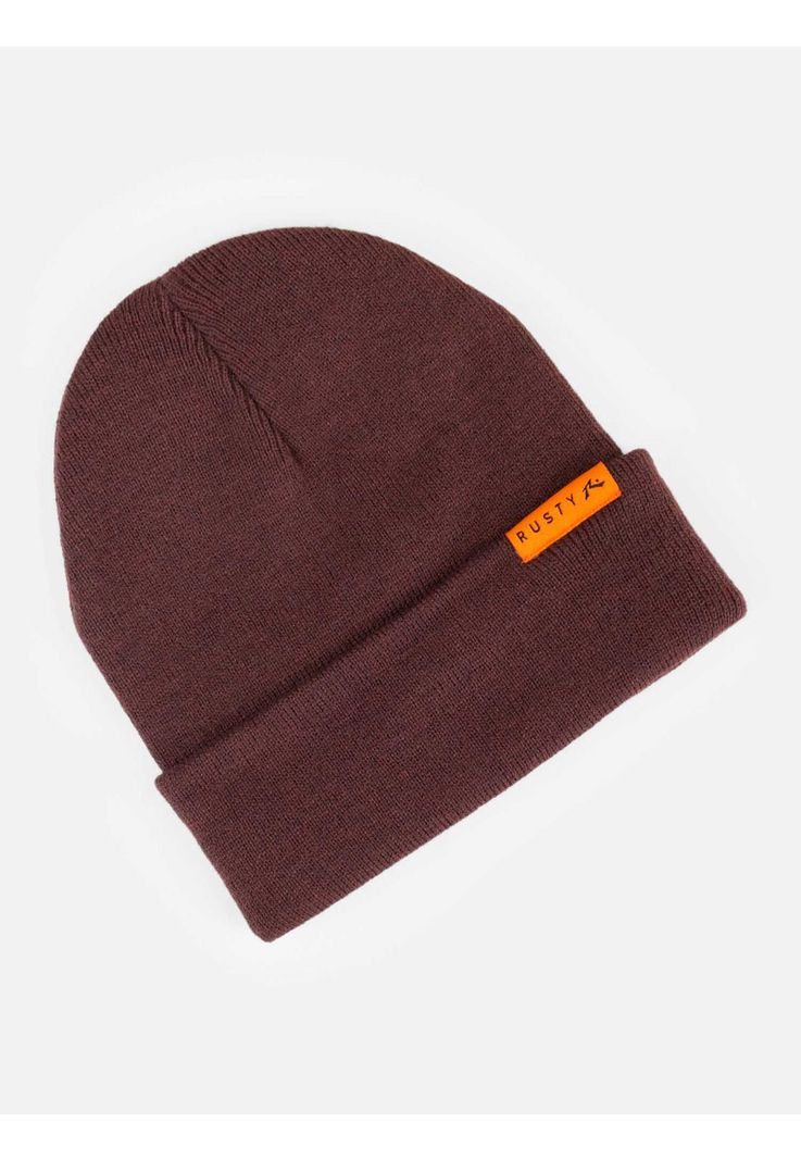 Gorro Solvo beanie Burdeo Hombre Rusty-2