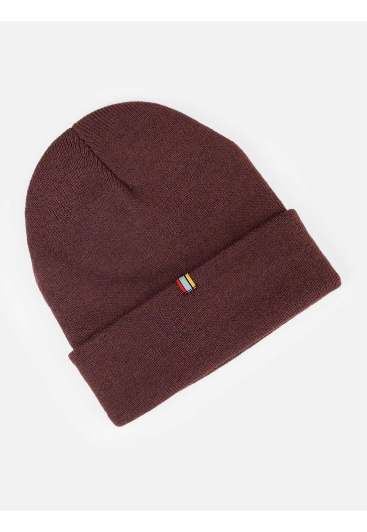 Gorro Solvo beanie Burdeo Hombre Rusty-3
