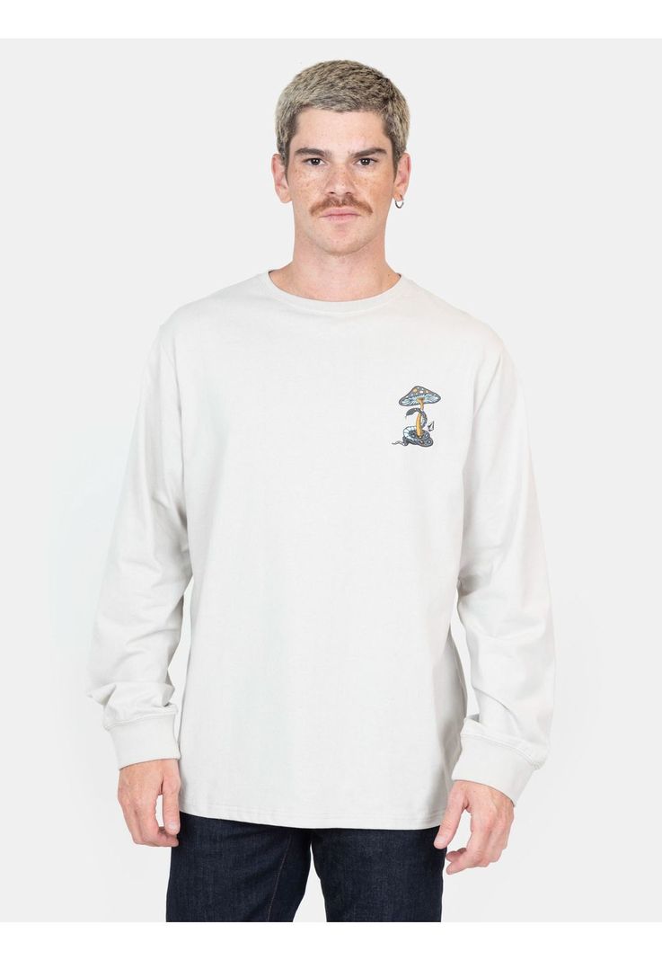 Polera ML Unruled Beige Hombre Volcom-0
