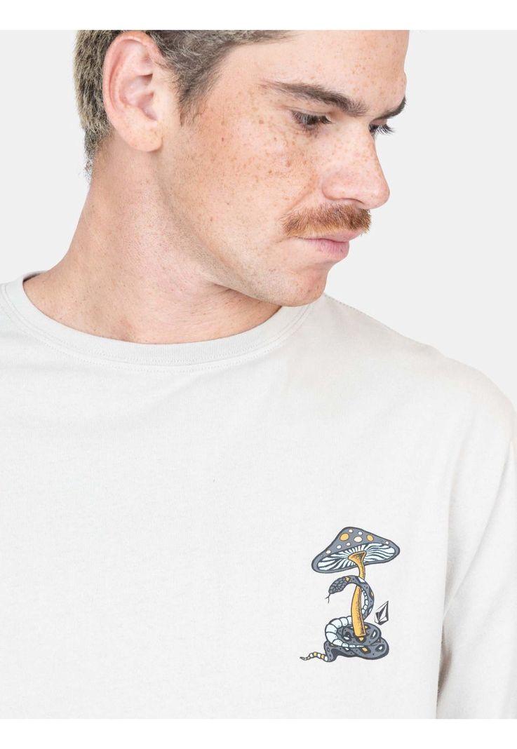 Polera ML Unruled Beige Hombre Volcom-2