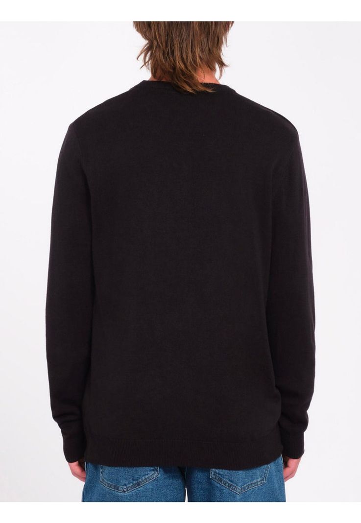 Sweater Dropzone Negro Hombre Volcom-1