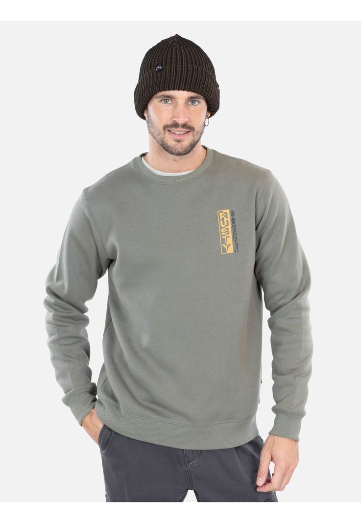 Poleron Sprint Verde Hombre Rusty