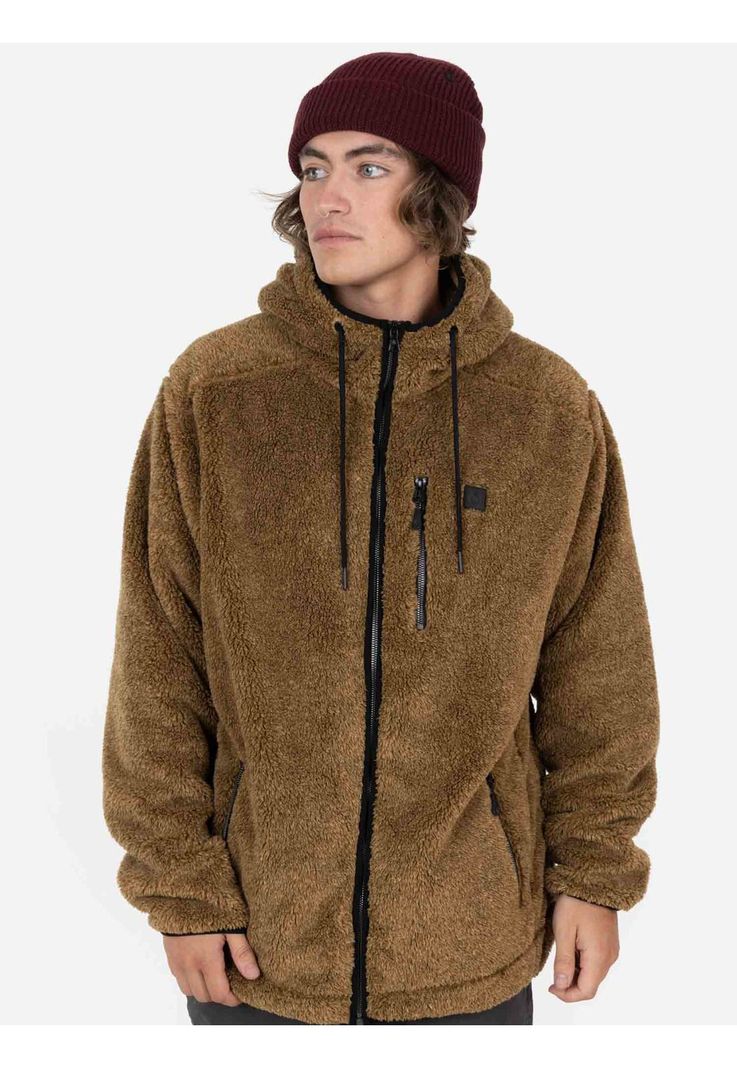 Poleron VLCM ACTIVE Hombre Khaki Volcom