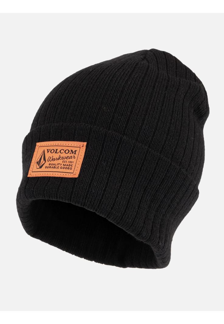 Gorro Workwear cuff Beanie Negro Hombre Volcom-0